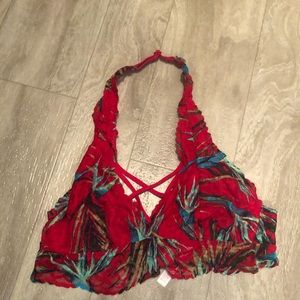 Victoria’s Secret pink halter bra